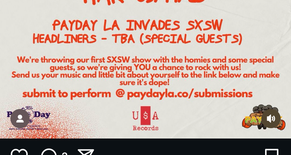 PAYDAY LA INVADES SXSW