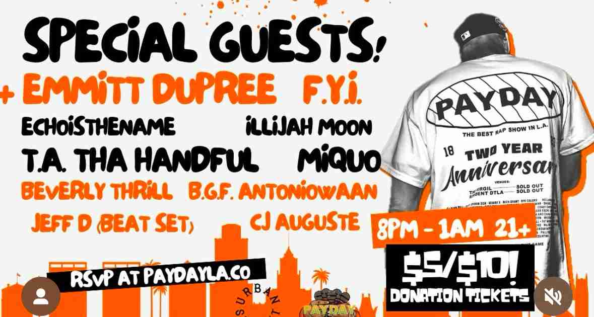 PAYDAY LA Fire Relief Fundraiser Show