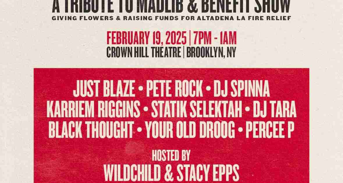 MAD LOVE: A Tribute to Madlib & Benefit Show