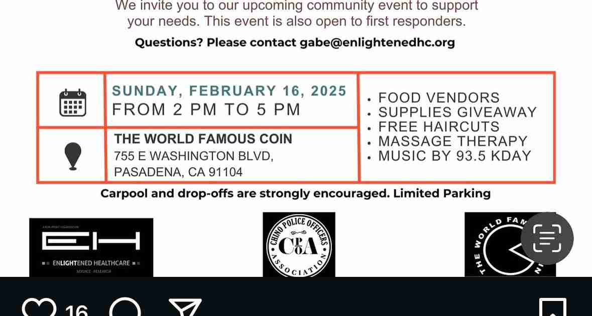 Stronger Together Eaton Fire Recovery Event