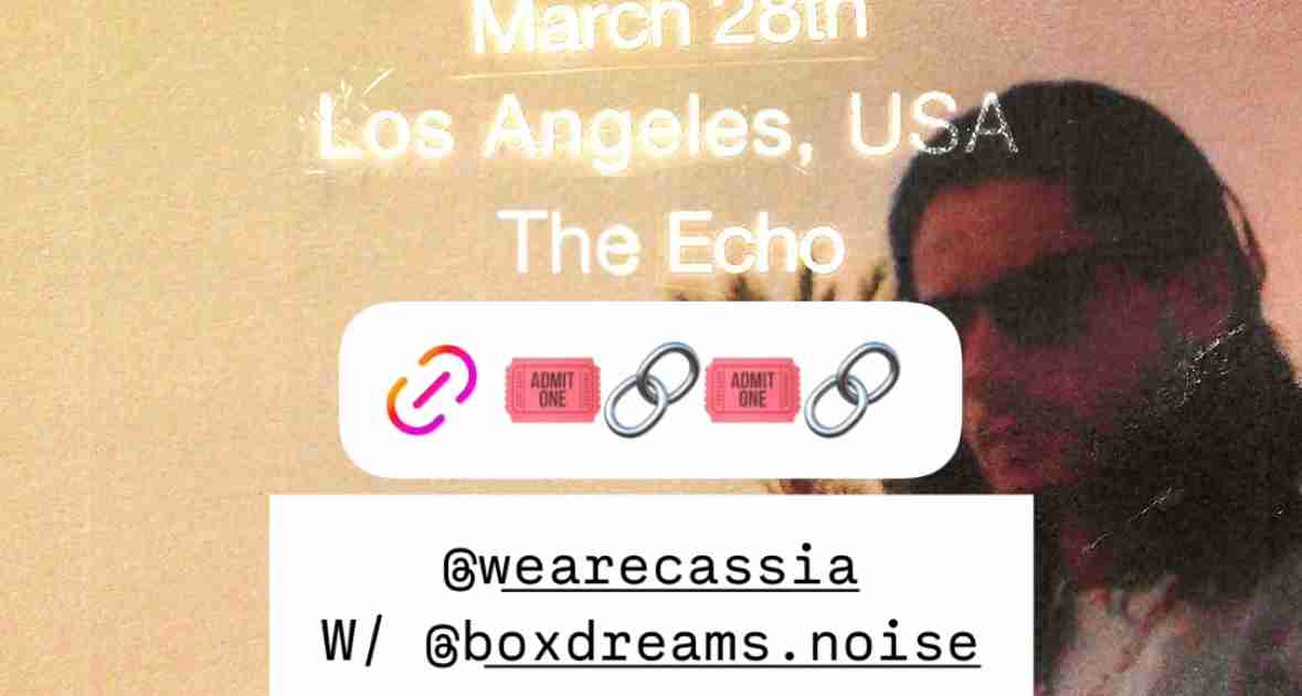 CASSIA: This Is An Album Tour