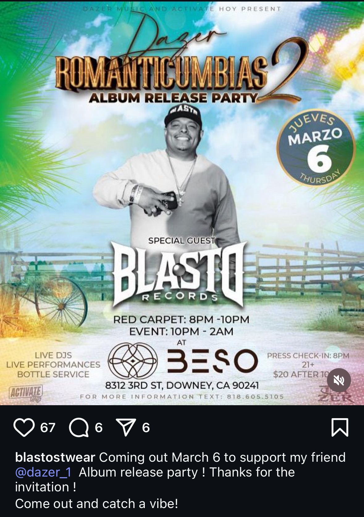 Dazer Romanticumbias 2 Album Release Party